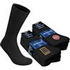 SOXCO 10 paia Calze Uomo da Lavoro Lunghe Spugna Classici Business Socks, 39-42