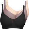 Uwdiohq Senza Ferretto Reggiseno Push Up Antiurto Nuovo Set da 3 Pezzi 2025 di Donna in Pizzo con Scollo A V, Biancheria Intima, Completo Quotidiano Taglie Forti Reggiseni Comodo Moda