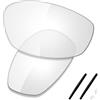 Saucer Lenti di ricambio di alta qualità e kit di gomma per occhiali da sole Oakley Whisker