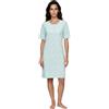 Zeitlos Camicia da notte da donna, a maniche corte, con bottoni, M-6XL, con bottoni