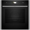 Neff B64FS31N0, N90, FullSteam Slide e Hide Forno a vapore, 60 x 60 cm, in acciaio inox, display Full Touch TFT a colori e grafico, Home Connect, Soft Opening e Soft Close