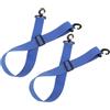 NAMOARLY 2 Pezzi Cinghia Porta Scarponi da Sci, Tracolla per Trasporto Stivali e Pattini, Nylon Webbing, Blu, Regolabile, Resistente All'usura, per Adulti, da Agganciare All'auto in Tasca