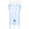 Abaodam Scatola Portaoggetti per Freccette Blu in Plastica Moschettone | Custodia Rigida Portatile, Design a Scomparti, Resistente All'usura, per Accessori e Freccette