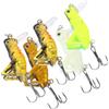 USHOBE 5 Pezzi Esca Artificiale da Pesca Galleggiante 3,3cm 3g | Plastica Realistica, Amo Integrato e Linguetta, Colore Vivace, per Appassionati di Pesca in Acqua Interna Colore Casuale