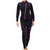 Folpus Tuta da Donna per Immersione Completa Muta Neoprene 3mm Protezione Asciugatura Rapida Adatta a Nuoto Sport Acquatici Allenamento All'aperto, S, Donna Nero