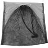 SHINEOFI Sacca Rete per Pinne in Nailon Nero 34x74 CM per Snorkeling | Chiusura a Coulisse, Riutilizzabile e Pratica, per Attrezzatura da Nuoto e Immersione, Formato Grande