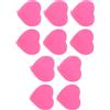 Aramox Tennis Racket Vibration Dampener, Silicone Heart Shape 10 Pack | Riduttore d\'urto per corde, 23,5x22x8mm, costruzione in silicone morbido, allenamento per partite pratiche, per giocatori