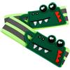 ULTECHNOVO Fascia Riflettente Elastica per Gamba Pantalone, PVC Verde, 1 Coppia | Attività All'aperto e Ciclismo, Mantiene Ordinata la Gamba, Aiuta a Tenere fuori Sporco e Sabbia