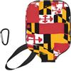 YQxwJL Copertura per pagaia in neoprene con stampa bandiera del Maryland, custodia protettiva con cerniera con tasca in rete e moschettone