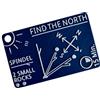 FOLODA Carta di riferimento Trail Wayfinding | Zaino Carry Compact ABS Guida di navigazione con foro per cordino, strumento di utilità di campeggio