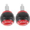 SHINEOFI 2 Pezzi Manopola a Vite a Sfera 16mm per Attr | Ferro, Funzionamento Silenzioso, Regolazione Fluida, Connessione Stabile, per Macchine Palestra e Cyclette