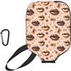Generic Copri Paddle pickleball Racchetta Lips And Bows pickleball Paddle Cover | Impermeabile Portable Neoprene Paddle Cover Per Fits Most Rackets uomini e donne sport