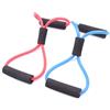 EXCEART Espansore Toracico a Forma di 8 con Maniglie, Tpr Rosso | Allenamento Singolo e Doppio Braccio, Tonificazione, per Casa e Ufficio, per Uomini e Personal Trainer