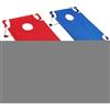 Generisch Set da gioco per bambini, pieghevole, 58 x 51 cm, con 8 sacchetti di | Giochi Cornhole per adulti, cortile, campeggio, picnic, terrazza, giardino, bambini, adulti