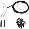 Toyvian Kit Guaina Cavo Freno Bici per Mountain Bike e Bicicletta | Cavo Freno Sostitutivo, Metallo Nero, Riduce Attrito e Offre Azione Fluida, per Riparazioni su Bici
