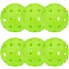 iplusmile 6 Pezzi Palla Luminosa da Allenamento 40 Fori, Plastica PE | Ridotto e Sicura per Persone, Non Danneggia Oggetti, Adatta All'allenamento Quotidiano