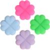 Hemobllo 4 Pezzi Antivibrante per Racchetta da Tennis a Forma di Fiore in | Assorbimento Urti, Migliora Controllo e Precisione, Riduce Affaticamento, per Racchette da Tennis