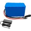 GLSQBVRP Batteria Per Bici Elettrica Da 24 V 10 Ah, Pacco Batteria Al Litio 7S3P Per 500 W, Pacco Batteria Agli Ioni Di Litio Con Caricabatterie, Batteria Per Scooter Elettrico