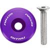 QUARKZMAN 1 1/4 OD Copertura Superiore Attacco Manubrio Bicicletta Viola