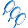 minkissy 3 Rotoli Nastro Protezione Bordo Racchetta da Ping Pong Blu 32,8 | Allenamento e Gioco All'aperto, Applicazione Semplice, Tessuto Leggero, Protezione Laterale Durevole
