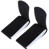 Beaupretty 2 Pezzi Cinghia di Fissaggio per Snowboard in Nylon Nero, | Strisce Adesive per Tavole da Sci, Uso Comodo e Resistente All'usura, Accessorio Nero