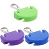 BESTOMZ 3 Pezzi Fermaglio Fissaggio Attrezzatura Kayak | Plastica Resistente, Installazione Rapida, per Cinghia Sup e Coperta Kayak, Uso su Piattaforme Galleggianti