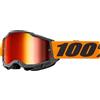 100% Maschera ACCURI 2 Orange - Lente A Specchio Rossa