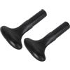 BESTOMZ 2 Pezzi Maniglia Nero per Pagaia in PE Antiscivolo Kayak | Montaggio Semplice, Presa Confortevole, Design Sicuro, Ricambio per Sup e Canoa, Accessorio Nero
