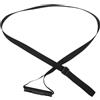 BESTOMZ Cinghia Regolabile di Supporto per Kayak Maniglia Antiscivolo | Nylon e Pvc, Leggero e Portatile, per Kayak e Canoa in Acque Mobili, Nero