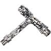 GATHINESS Chiave a T Multifunzione per Skateboard Brugola Integrata, Nera | Dadi Standard e Viti di Fissaggio Truck, Portatile, Cacciavite Rimovibile, Nylon e Lega