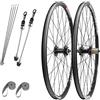 KUNYOS Set di Ruote per Mountain Bike 26 27.5 29 Pollici in Lega di Alluminio Freno A Disco QR MTB Ruota Anteriore Set di Ruote Posteriori Cassetta Mozzo con Cuscinetto Sigillato 6-11 Marce,27.5inch