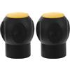 MAGICLULU 2 Pezzi Pomello a Pulsante per Attrezzatura Fitness, Nero, Gomma | Impugnatura Ergonomica, Installazione Semplice, Uso Portatile, Applicazione per Ricambi e Accessori