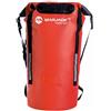 Fonowx Zaino Impermeabile Tenuta Stagna Rotolo Cilindrico Borsa Sportiva PVC con Dettagli Riflettenti E Fasce Laterali per, Array, Rosso, 40L