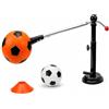 Generic Allenatore da calcio regolabile, 42 x 19 cm, girevole a 360° | Ventosa per allenamento per il controllo della palla, dribbling, passaggio e tiro in giardini e aree sportive al coperto