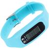 TOYANDONA Bracciale Blu in Elettronico Multifunzione Silicone Contapassi | Batteria Ag10 1, 5 V Inclusa, Morbido al Contatto, per Camminata e Corsa Quotidiana