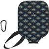 Generic Copri Paddle pickleball Racchetta Evil Eye (1) pickleball Paddle Cover | antigraffio Universale Neoprene Paddle Case Per uomini e donne L'uso Esterno Allenamento
