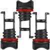 SHINEOFI 3 Pezzi Nero Tappo di Scarico Filettato per Nylon, Kayak | Kit per Scafo, Installazione Semplice e Rimozione Rapida, Aiuta a Drenare L'acqua, Colore Nero