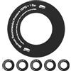 NUOBESTY 6 Pezzi Guarnizione Valvola Rotonda in PVC per Tavola Sup e Letto | Installazione Facile, Compatibilità Ampia, Gonfiaggio e Sgonfiaggio Rapidi, Nero Motivo Casuale