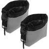 BESPORTBLE 2 Pezzi Borsa Pulizia Golf Portatile con Clip Staccabile | Fodera in Neoprene con Interno Morbido, Pieghevole nel Palmo, Spazio Dedicato e Accessori Inclusi