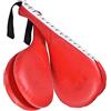 Aoresac Double Strike Pad per Taekwondo Kickboxing Training Target | Pagaia in pelle PU con cinturino da polso, ideale per MMA, karate, Muay Thai e sessioni di pratica di arti marziali da parte