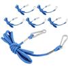 Kichvoe 6 Pezzi Cordino Anti Smarrimento per Guanti, Nylon Leggero