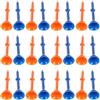 Toyvian 40 Pezzi Tee da Golf in Plastica Grande 3-1/4 Pollici | Design a Coppa Larga, Leggero e Portatile, per Tappeti e Campi, Adatto a Palline Golf