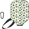 Generic Neoprene Paddle Cover St. Patrick'S Day (16) pickleball Paddle Cover | antigraffio con cerniera pickleball Covers Per Fits Most Rackets L'uso Esterno sport