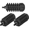 TOYANDONA 3 Pezzi Stabilizzatore Arco in Gomma Tp612 Antiurto | Riduzione Rumore e Usura, Installazione Semplice, per Attrezzatura Arco Sportivo e Allenamento, Nero