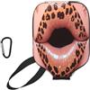 Generic Neoprene Paddle Cover Leopard Print Lips With Bow pickleball Paddle Cover | antigraffio Portable Neoprene Paddle Cover Per Fits Most Rackets L'uso Esterno Allenamento