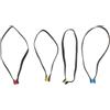 GRIRIW 4 Pezzi Kit Anelli Guida Filo da Pesca in Tessuto Resistente Porta Filo Elastico Facile da Infilare per Pescatori Principianti ed Esperti Accessori Attrezzatura Pesca Outdoor