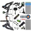 SHARROW Tiro con l'arco Kit Arco Compound 21.5-60LBs Puleggia a Doppio Scopo Sfera in Acciaio Arco Composto Arco e Frecce Set per Caccia con Arco all'aperto per Adulti