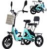 Generic Triciclo elettrico pieghevole per adulti da 14 pollici