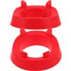 MAGICLULU 2 Pezzi Supporto per Palloni a Angoli Base Stabile in PP Rosso