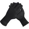 USHOBE Guanti da Sub Antiscivolo Termici per Immersioni e Kayak Nero | Neoprene e Tessuto, Protezione Antiabrasione, Scalabilità Comoda, per Amici Appassionati di Sport Acquatici